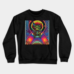 Space Kitty Crewneck Sweatshirt